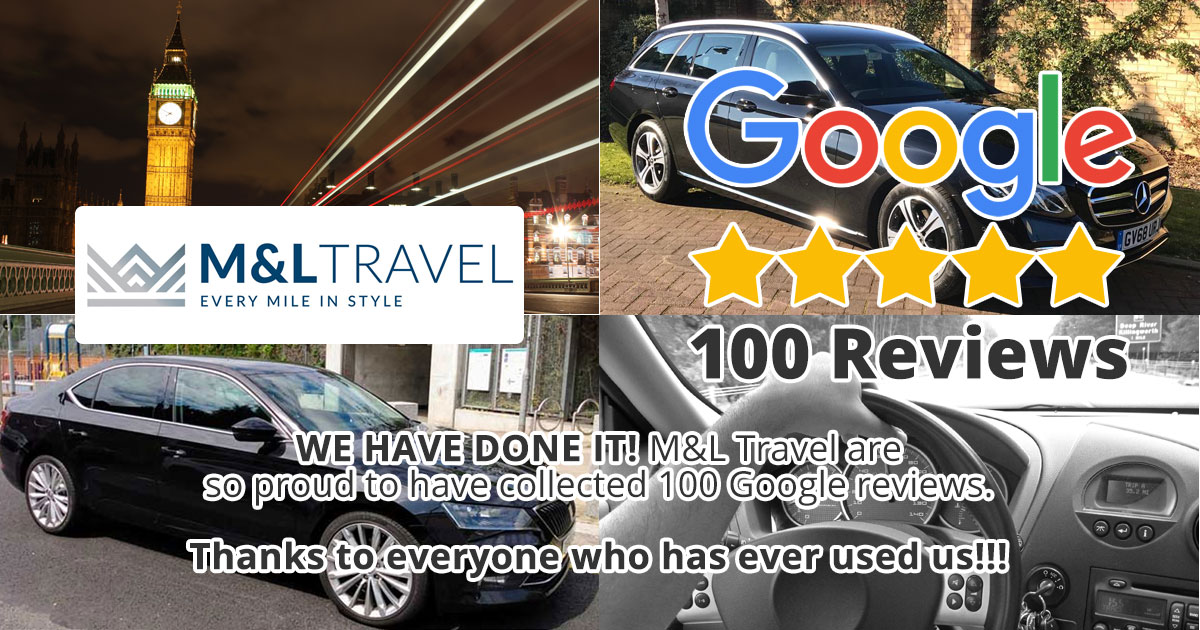 Cannon Chauffeur Services are so proud to have collected 100 Google reviews